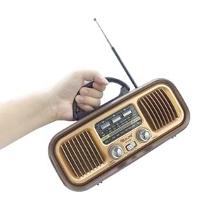 TELSAN RX-826 USB/SD/FM/BLUETOOTH NOSTALJİ GÜÇLÜ SİNYAL MÜZİK KUTUSU