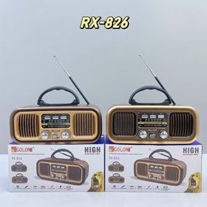 TELSAN RX-826 USB/SD/FM/BLUETOOTH NOSTALJİ GÜÇLÜ SİNYAL MÜZİK KUTUSU