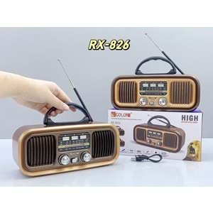 TELSAN RX-826 USB/SD/FM/BLUETOOTH NOSTALJİ GÜÇLÜ SİNYAL MÜZİK KUTUSU