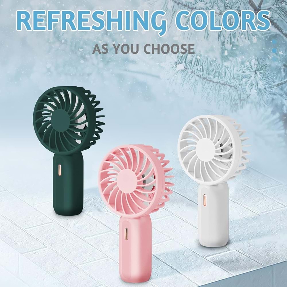 Telsan YM88220 Taşınabilir Şarjlı 3-5W Usb Masaüstü Fan Usb Vantilatör