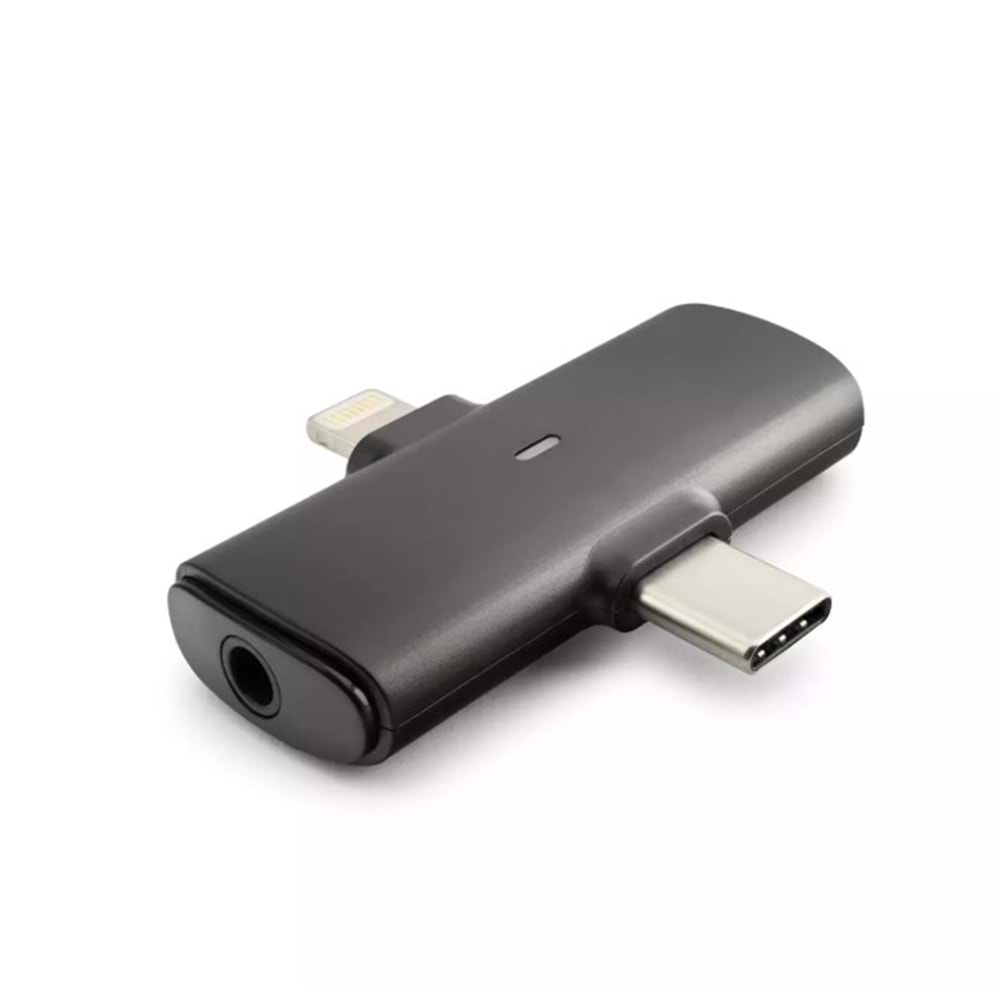 Hadron F15 Kablosuz Mikrofon 2in1 Type-C + Lightning Kablosuz Yaka Mikrofonu