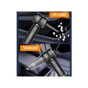 MPİA MCV-05 DİJİTAL GÖSTERGELİ 18000PA 8İN1 ARAÇ İÇİ KOLTUK EV OFİS ÇOK AMAÇLI ŞARJLI EL SÜPÜRGESİ