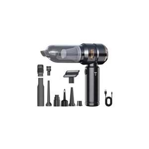 MPİA MCV-05 DİJİTAL GÖSTERGELİ 18000PA 8İN1 ARAÇ İÇİ KOLTUK EV OFİS ÇOK AMAÇLI ŞARJLI EL SÜPÜRGESİ