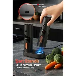 MPIA PG-5 Şarjlı Baharat Öğütücü 100ML Hazne