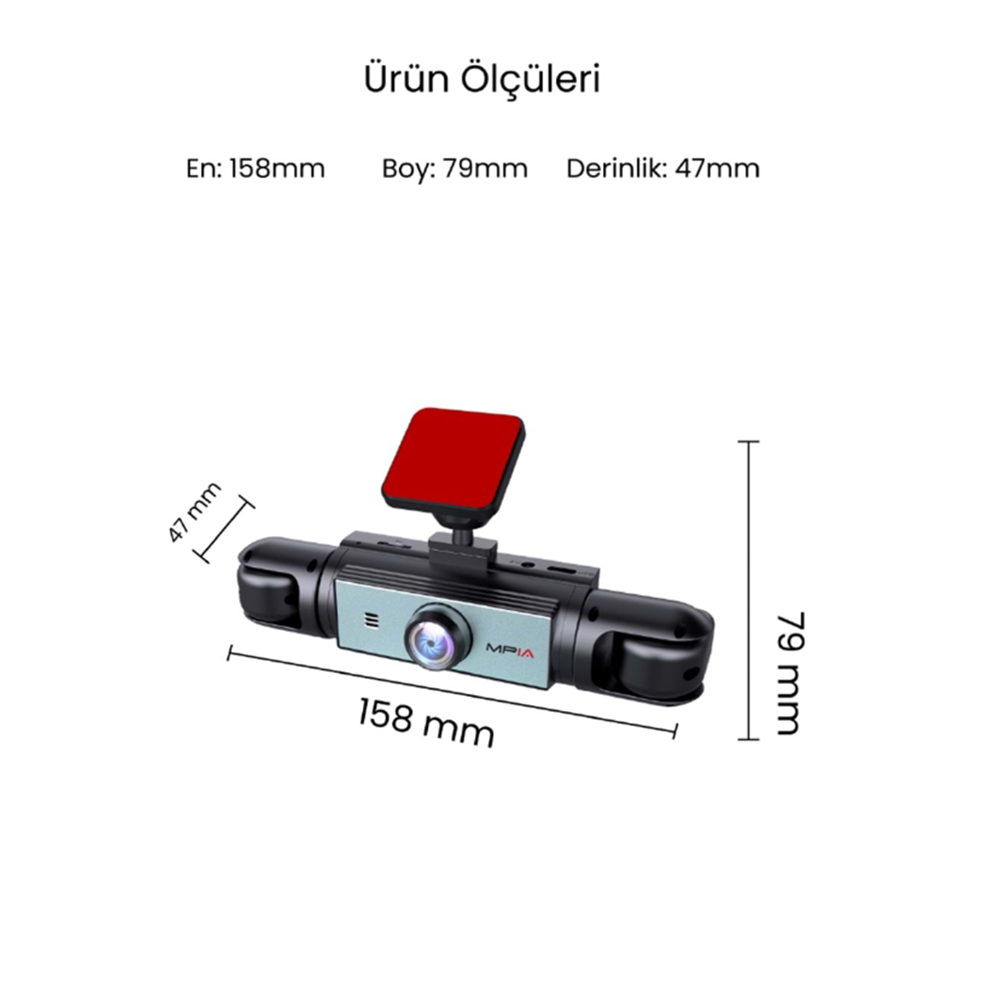 MPİA CC-43 Araç Kamerası 5MP 3.18