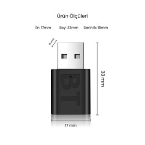 CONCORD BT-15 2IN1 Kablosuz Aux RX/TX Transmitter Ses Alıcı Verici Tak çalıştır