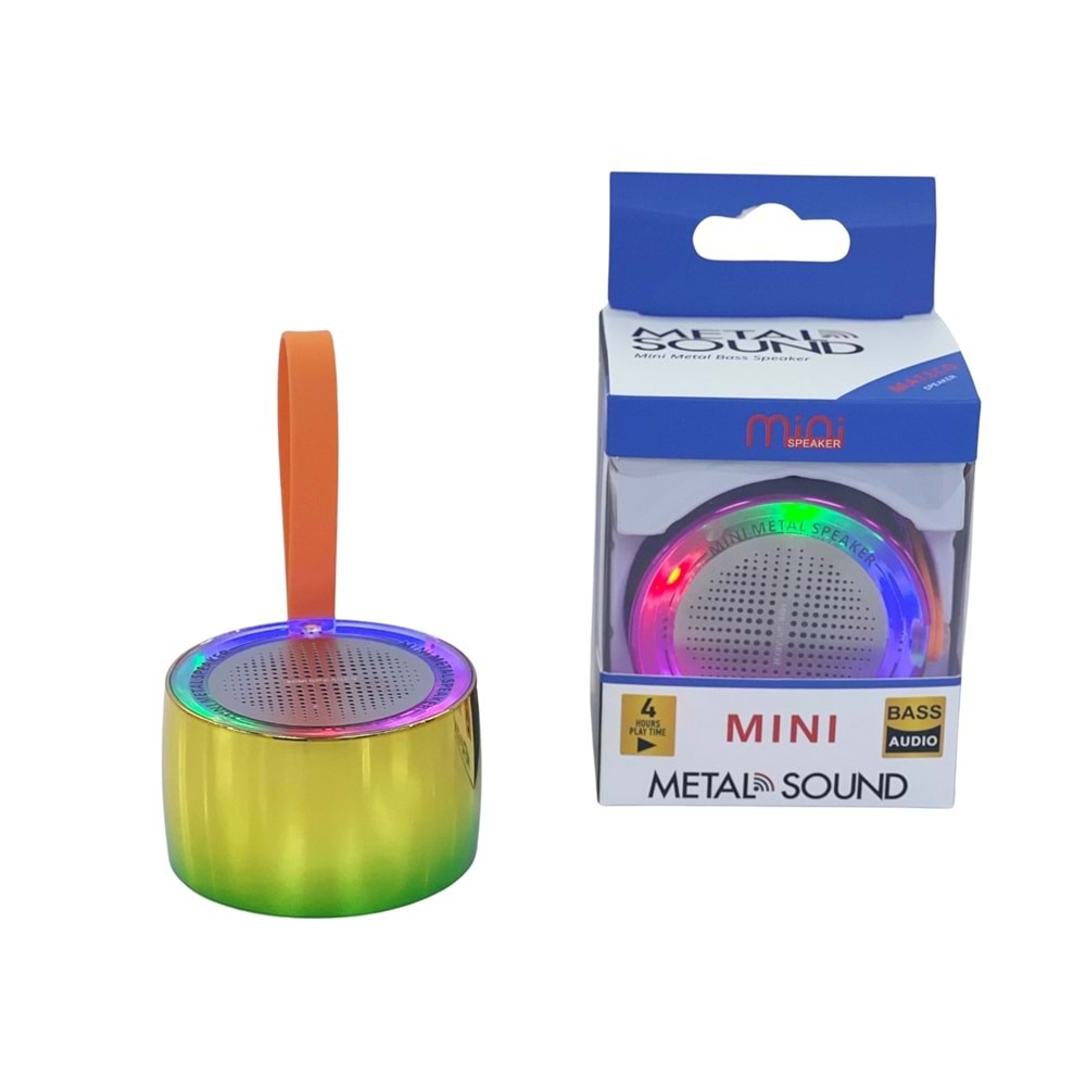 PLATOON PL-4337 BLUETOOTH BAĞLANTILI RGB IŞIKLI HOPÖRLÖR MİKROFONLU MİNİ SPEAKER