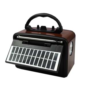 TELSAN YG-7090 GÜNEŞ PANELLİ BLUETOOTH+SD TF KART+ USB+ FM RADYO+FENER ÖZELLİKLİ ŞARJLI HOPARLÖR PL-4700