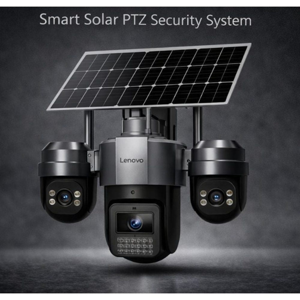 LENOVO G4W19-U (W14C-Z-U) 9MP 3 Lensli 4K Ultra HD 4G SOLAR Kamera Dual PTZ AOV