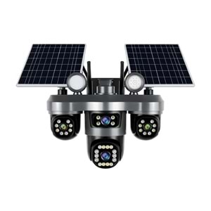 Trio TR-SGX469 (4 Kameralı) 4x3 MP SOLAR 4G PTZ (Sim Kartlı) Kamera(Veesky)