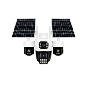 TRİO TR-SGX459 4 Kameralı 4x3MP 4G Solar PTZ Güvenlik Kamerası Sim Kartlı