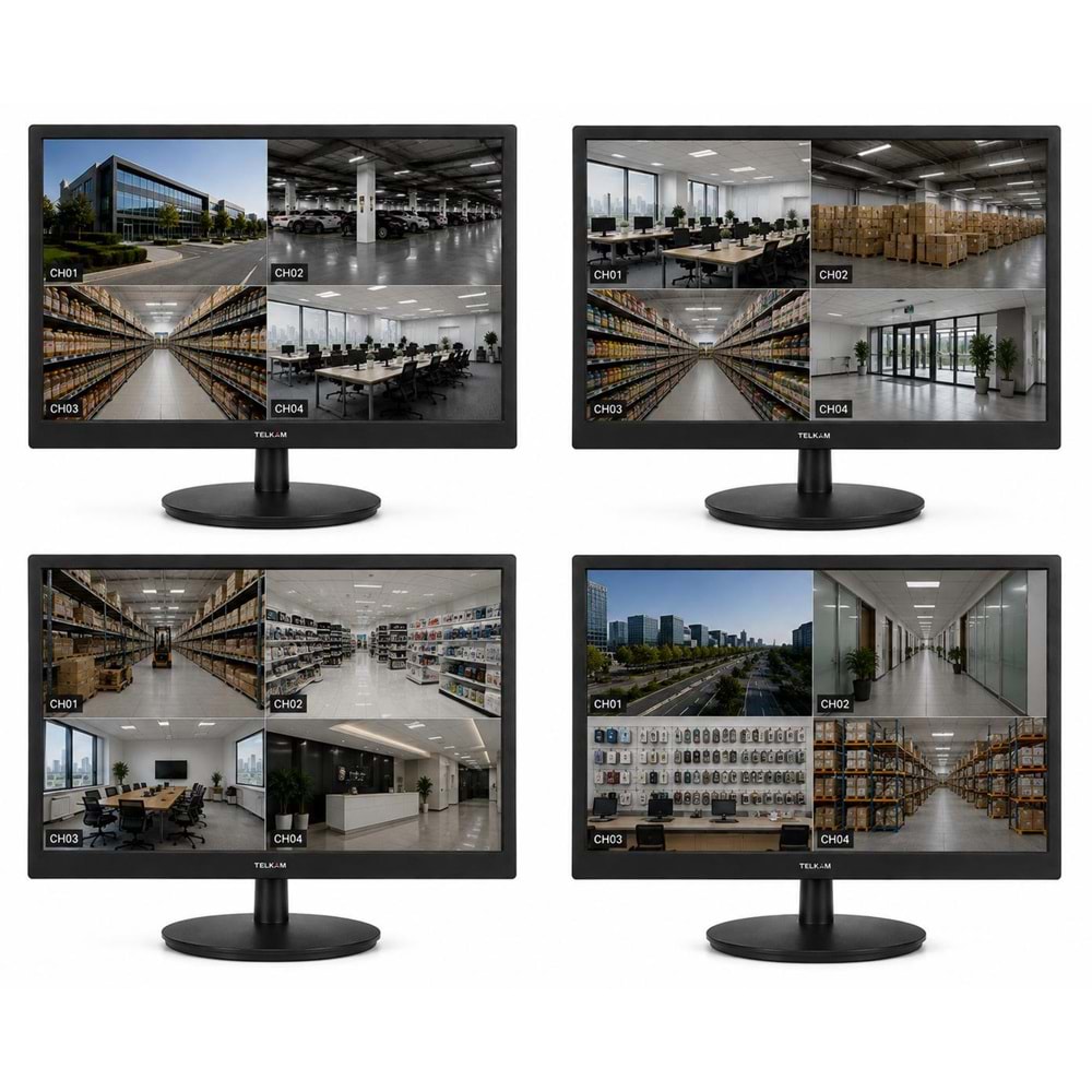 TELKAM TK-19 LED MONİTÖR 19inç 1440*900 HD 5MS 60HZ HDMI + VGA HD Monitör