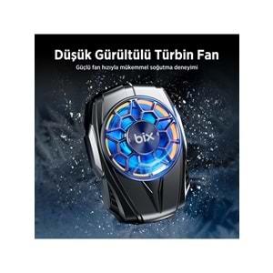 BIX BXCP04G Ultra Sessiz ve Güçlü Kablosuz Telefon Soğutucu Fan
