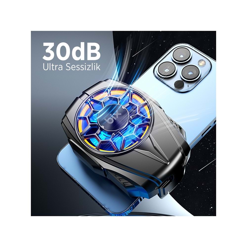 BIX BXCP04G Ultra Sessiz ve Güçlü Kablosuz Telefon Soğutucu Fan