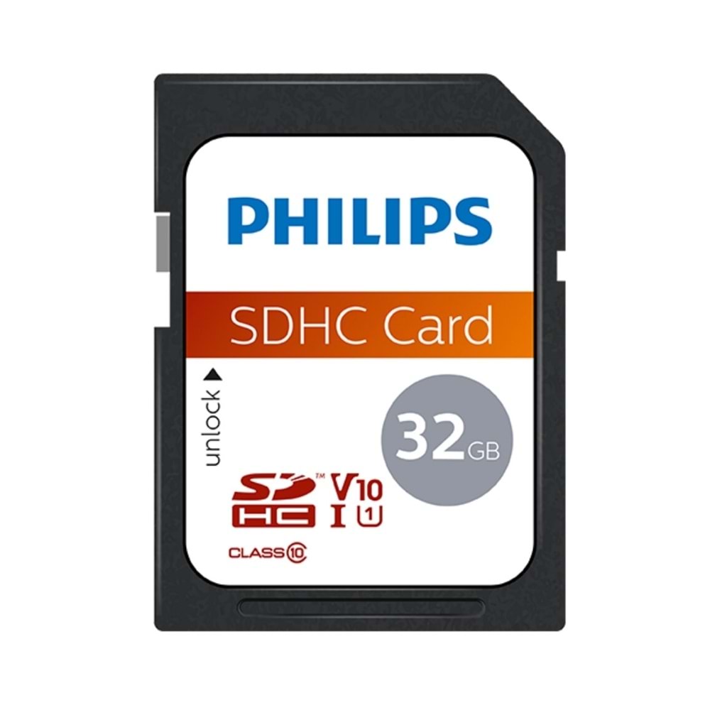 Philips FM32SD45B SDXC UHS-I U1 V10 A1 32GB Class10 Ultra Pro SD Hafıza Kart