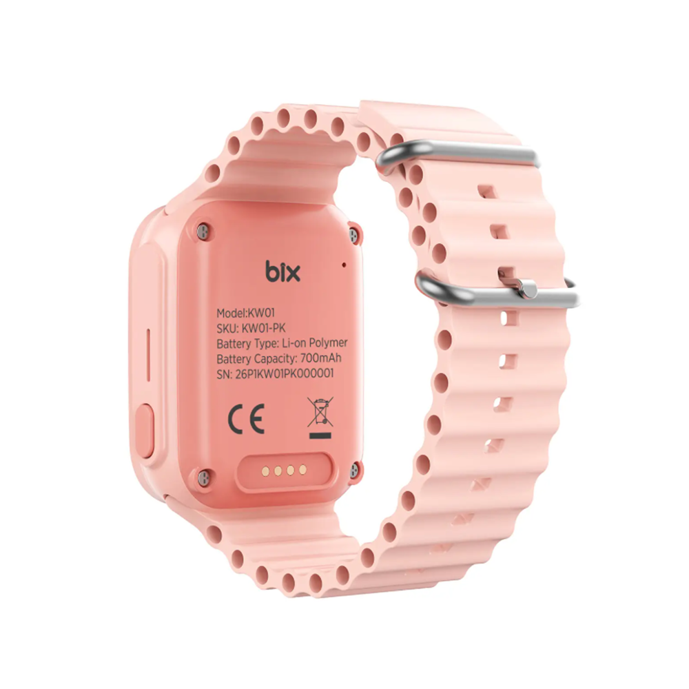 Bix Kids KW01 Sim Kartlı GPS Takipli SOS Kameralı ve Görüntülü Konuşmalı 4G Çocuk Akıllı Saati
