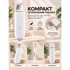 CONCORD SM-15 RENORA 4IN1 Ultrasonic Cilt Temizleme Spatulası