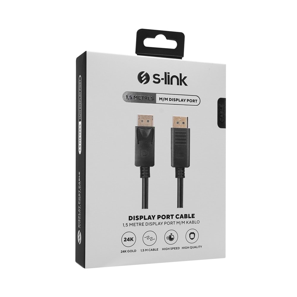 S-link SW-SGG030 1.5m Display Port M/M Kablo
