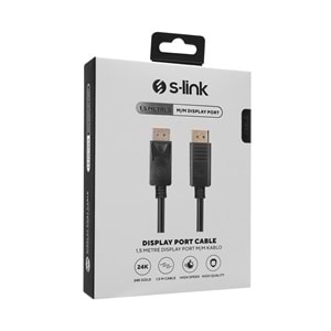 S-link SW-SGG030 1.5m Display Port M/M Kablo
