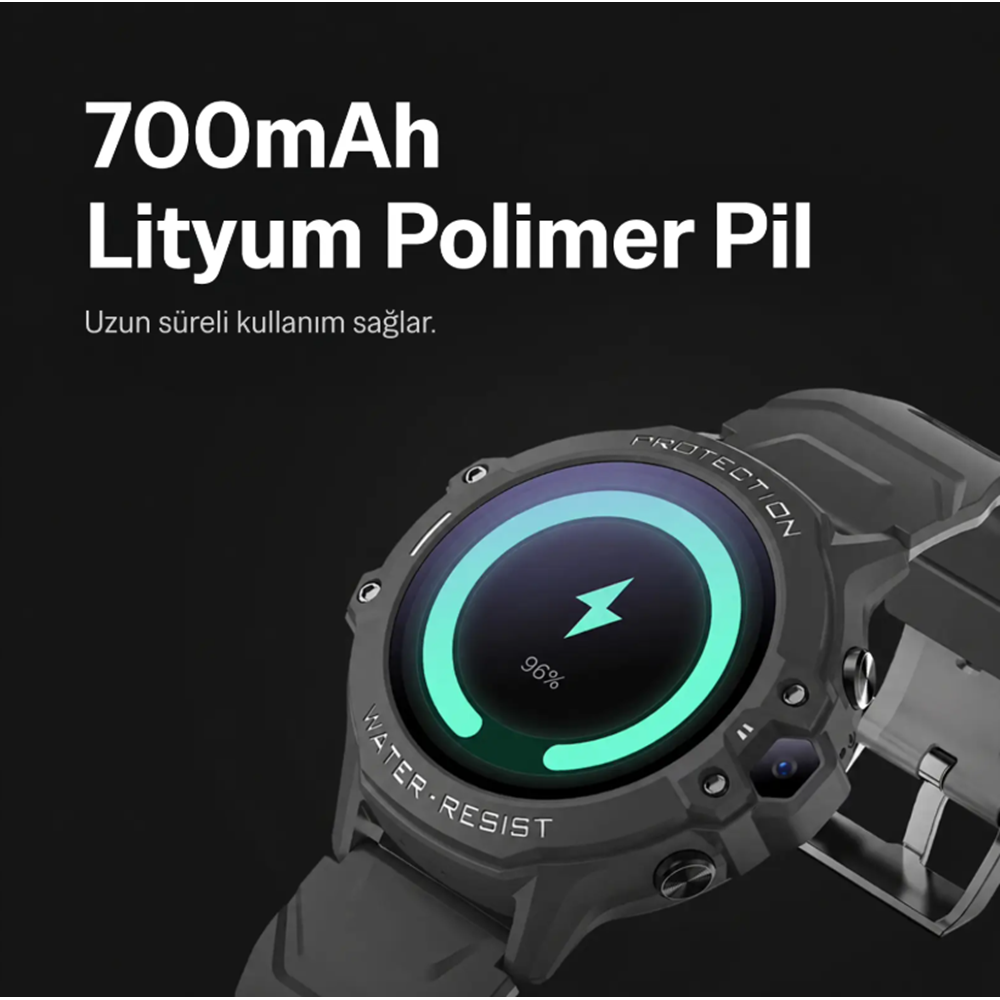 Bix Kids KW03 Sim Kartlı GPS Rota Takipli SOS Kameralı ve Görüntülü Konuşmalı 4G Çocuk Akıllı Saati