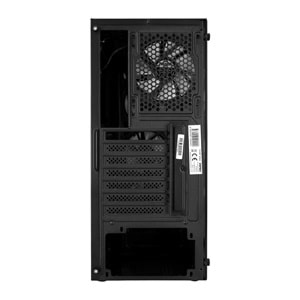 Everest FLAT GLASS 4*12cm ARGB Fanlı Tempered Camlı Gaming Oyuncu Kasası