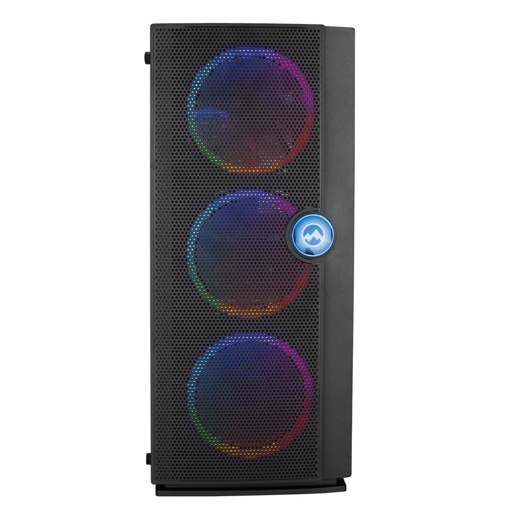 Everest KASTRA Real 500W Siyah 4 Adet Rainbow Fanlı Gaming Oyuncu Kasa