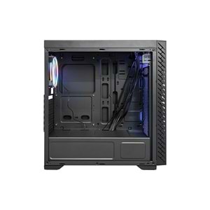 Rampage X-MAX 1*120mm Fan Tempered Camlı Gaming Oyuncu Kasası