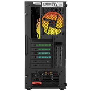 Rampage X-BASE Temper Camlı 600W 80 Plus Bronze ARGB Fanlı Gaming Oyuncu Kasası