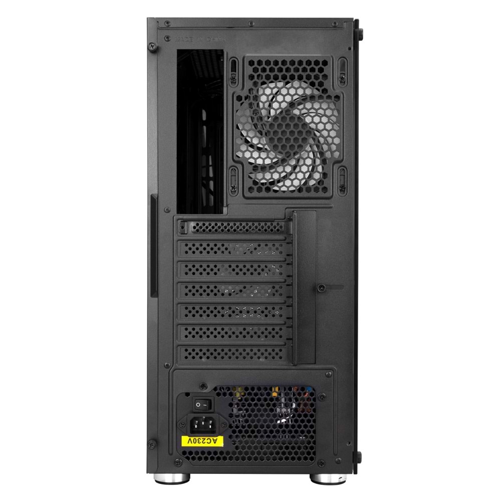 Rampage X-FORCE 3*RGB Fanlı 600W 80 Plus Bronze Tempered Camlı Gaming Oyuncu Kasası