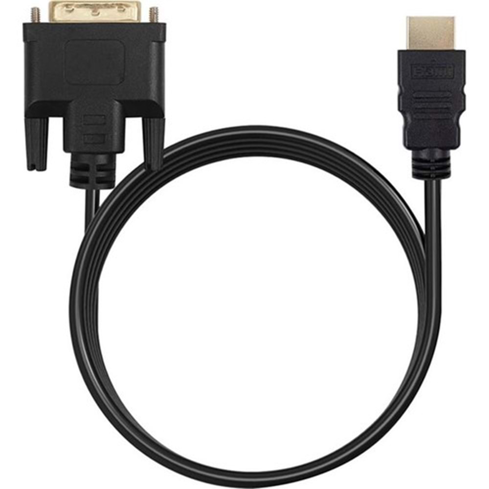 CONCORD C-590 HDMİ To DVİ (24+1) Çift Yönlü Görüntü Bağlantı Kablosu 1.80 METRE