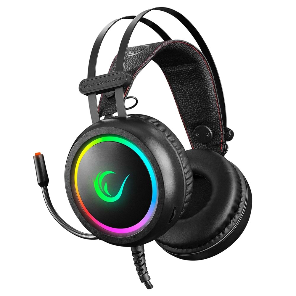 Rampage STORMY Siyah USB 7.1 Surround Oyuncu Mikrofonlu Kulaklık