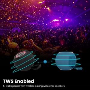 TELSAN TLS-093 RGB IŞIKLI BT/FM/USB SPEAKER MÜZİK KUTUSU ZHF-337