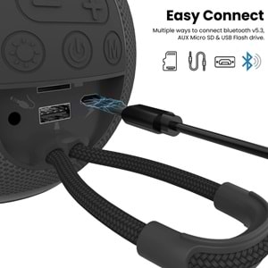 TELSAN TLS-093 RGB IŞIKLI BT/FM/USB SPEAKER MÜZİK KUTUSU ZHF-337