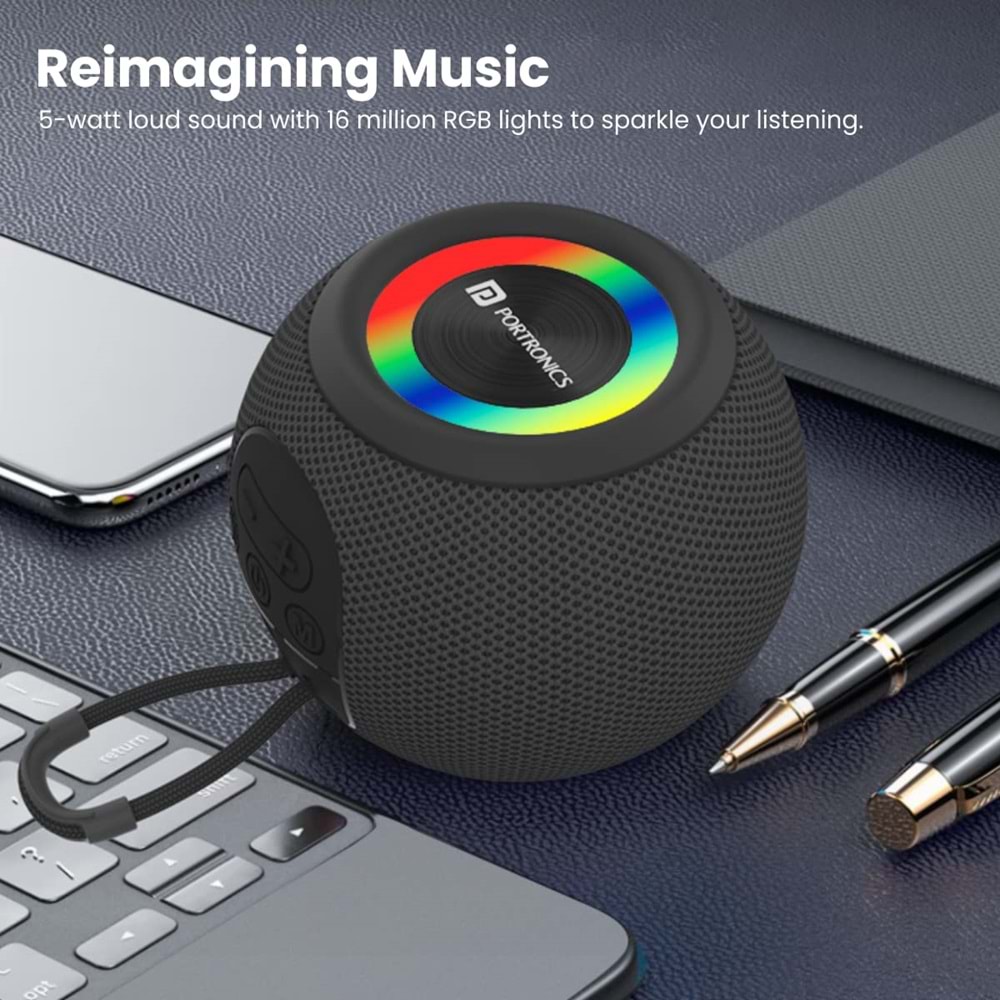 TELSAN TLS-093 RGB IŞIKLI BT/FM/USB SPEAKER MÜZİK KUTUSU ZHF-337