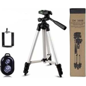 Telsan DK 3888 102 cm Bluetooth Kumandalı Cep Telefonu Tripod Tutucu