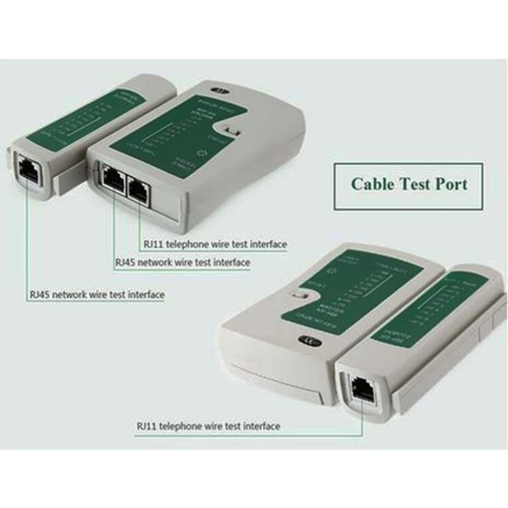 TELSAN TLS-055 NCF RJ11/RJ45 CAT5/6 ADSL TELEFON NETWORK KABLO TEST CİHAZI