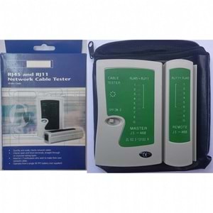 TELSAN TLS-055 NCF RJ11/RJ45 CAT5/6 ADSL TELEFON NETWORK KABLO TEST CİHAZI