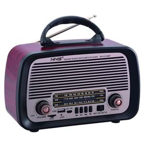 TELSAN NS-8128BT USB/SD/FM/BLUETOOTH NOSTALJİ GÜÇLÜ SİNYAL MÜZİK KUTUSU