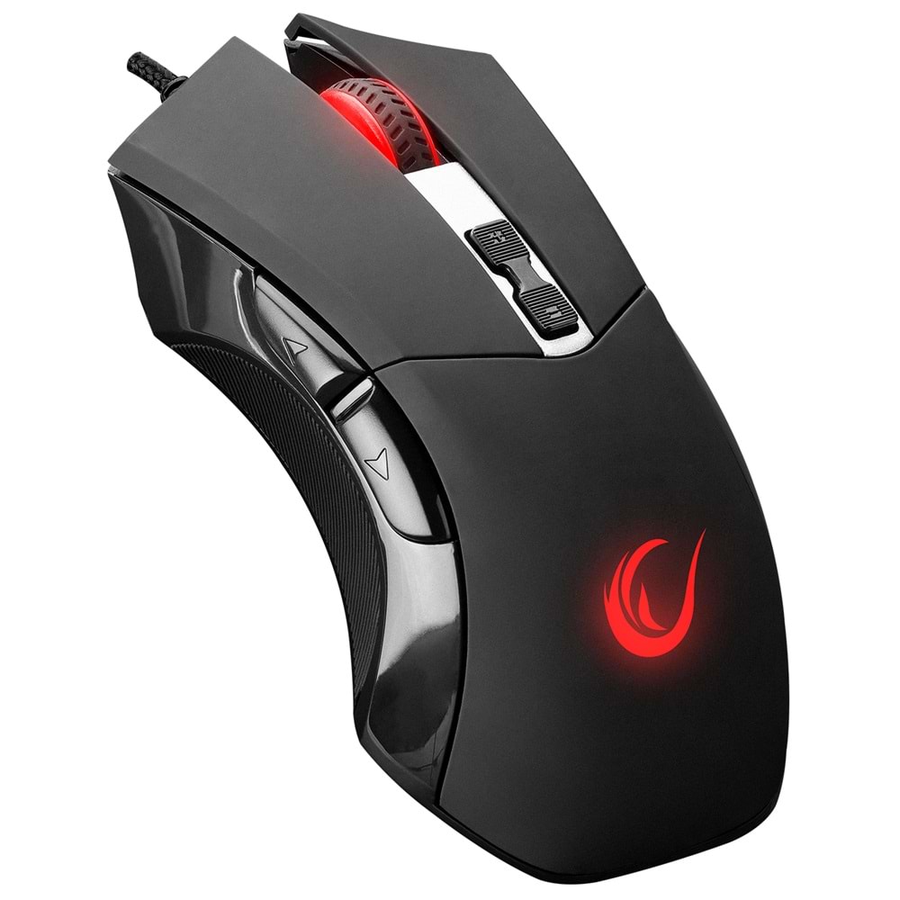 Rampage DLM-355 Işıklı RGB Usb Siyah Makrolu Oyuncu Mouse