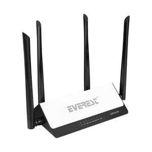 Everest EWR-521N4 Smart 4 Antenli (APP Control) 300Mbps Repeater+Access Point+Bridge Router